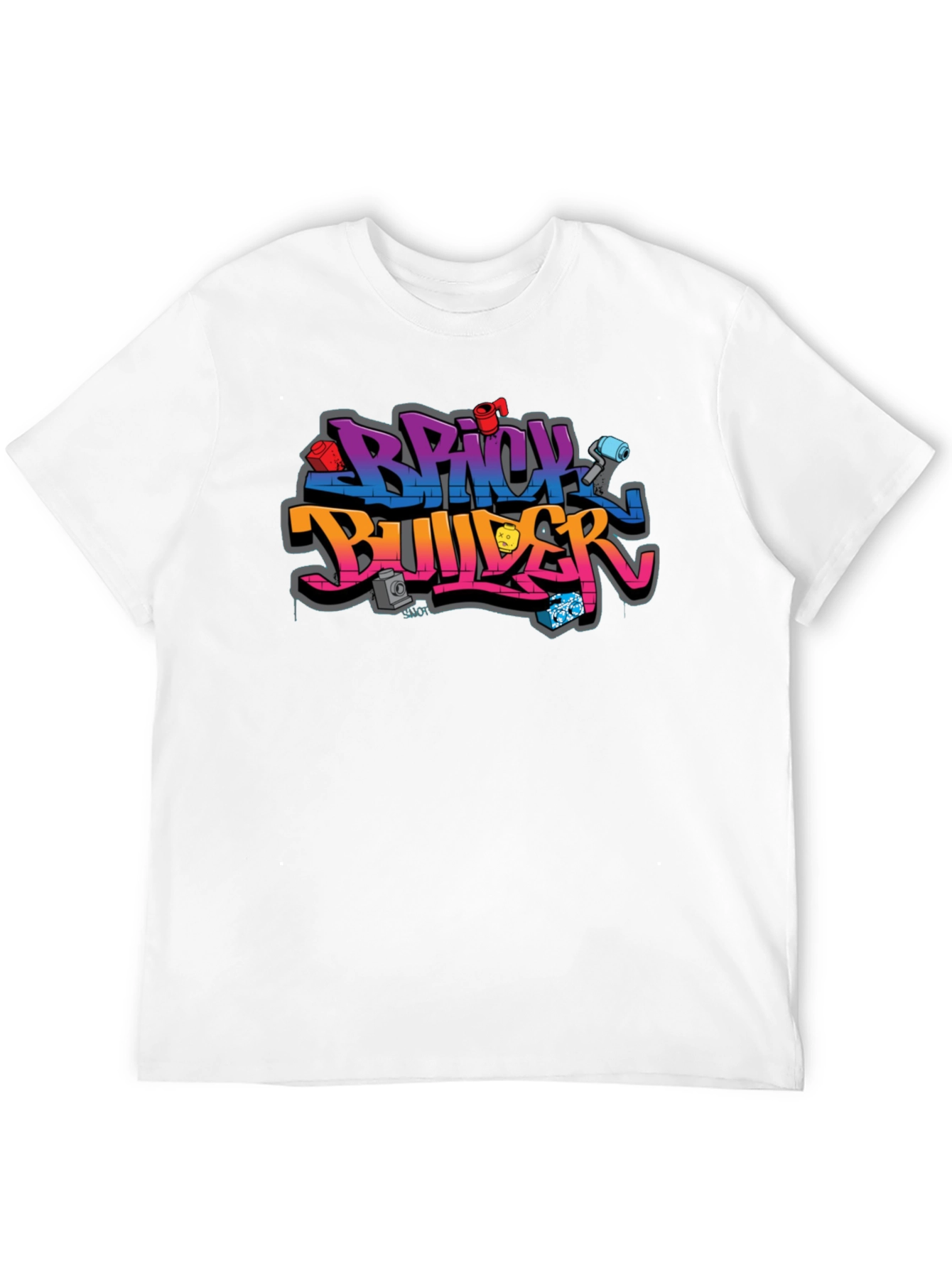 Brick Builder Graphic T-Shirt - Building Block Fan Apparel