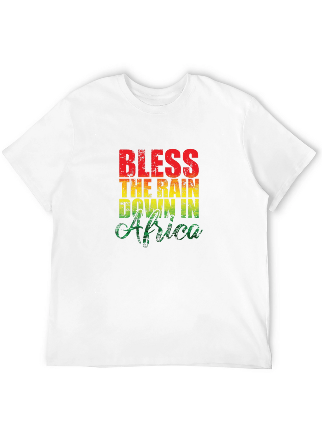Bless The Rain In Africa T-Shirt Black