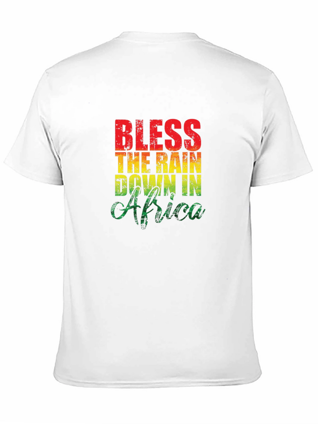 Bless The Rain In Africa T-Shirt Black