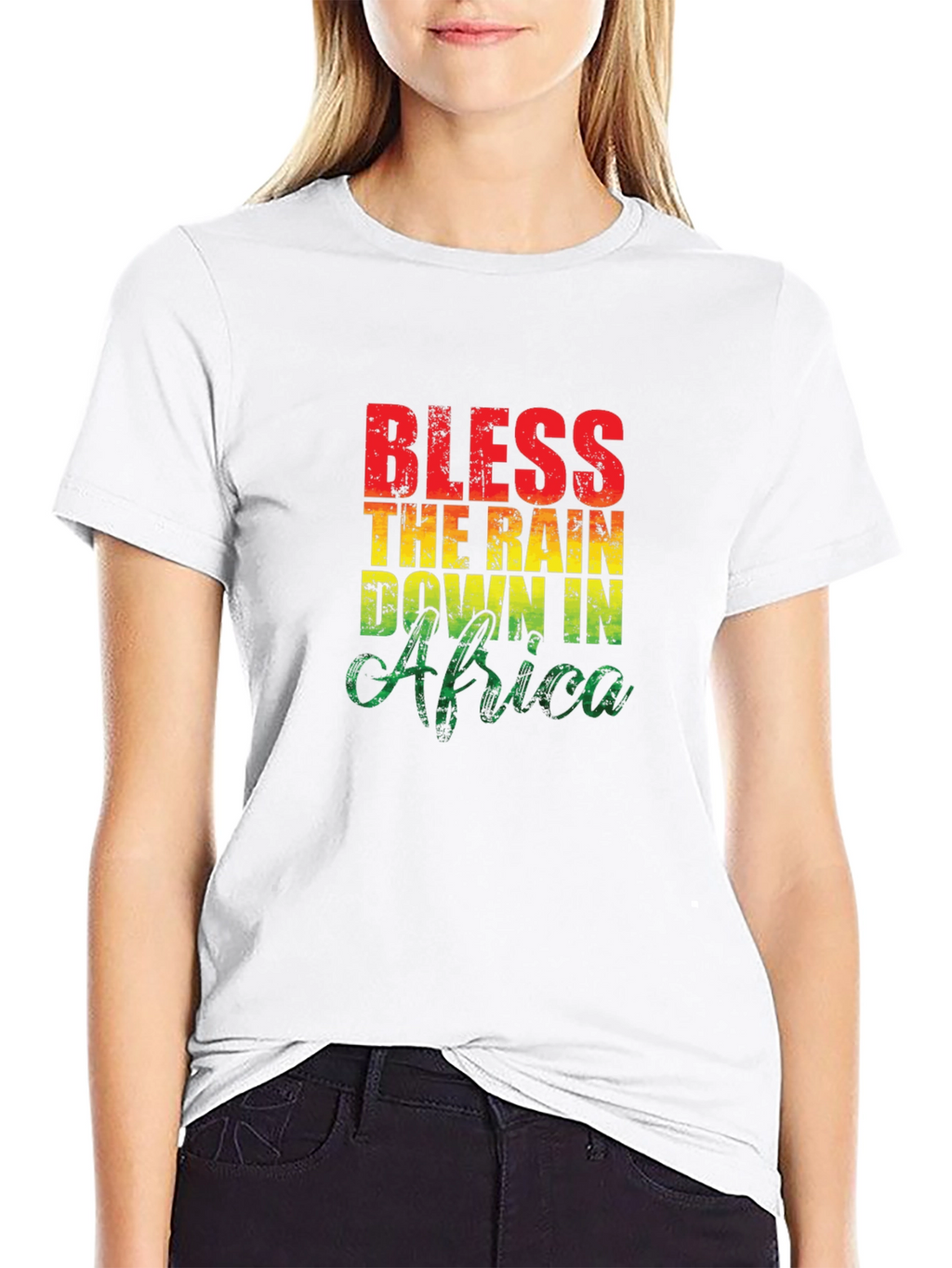 Bless The Rain In Africa T-Shirt Black