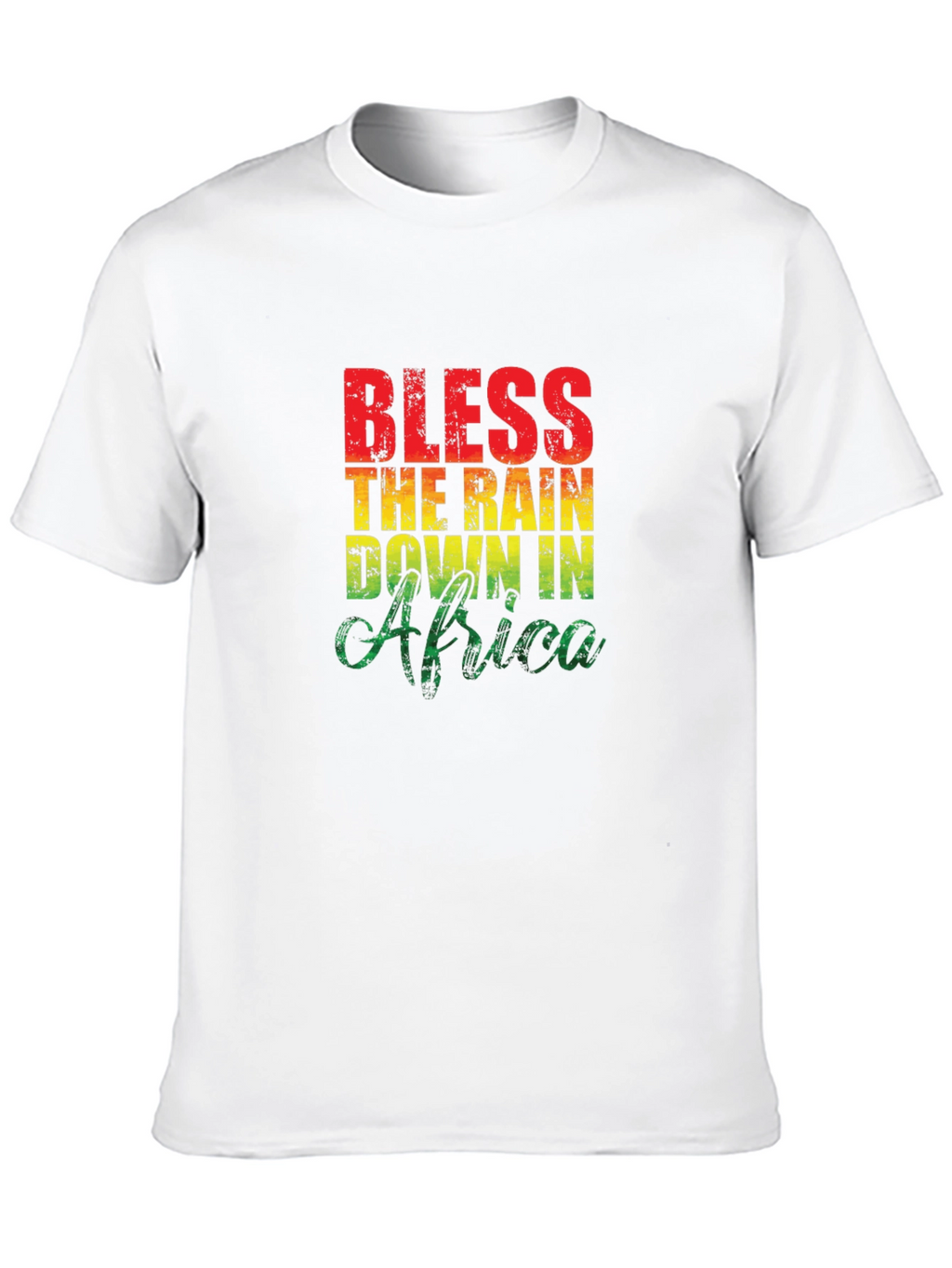 Bless The Rain In Africa T-Shirt Black