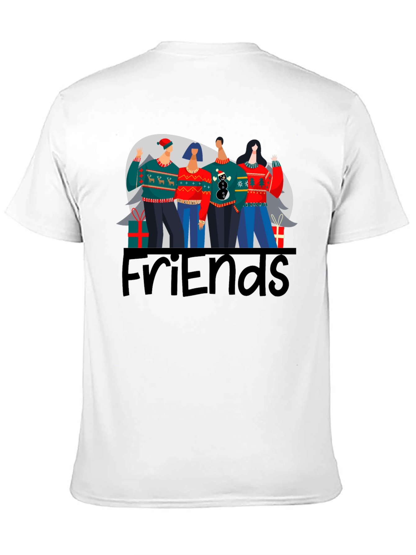 Friends Christmas Sweater T-Shirt