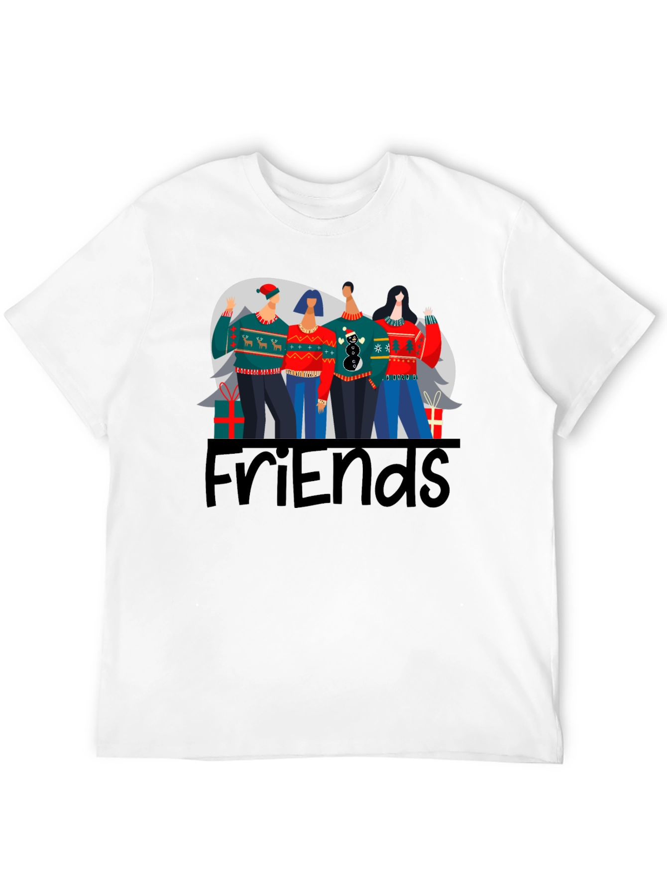 Friends Christmas Sweater T-Shirt