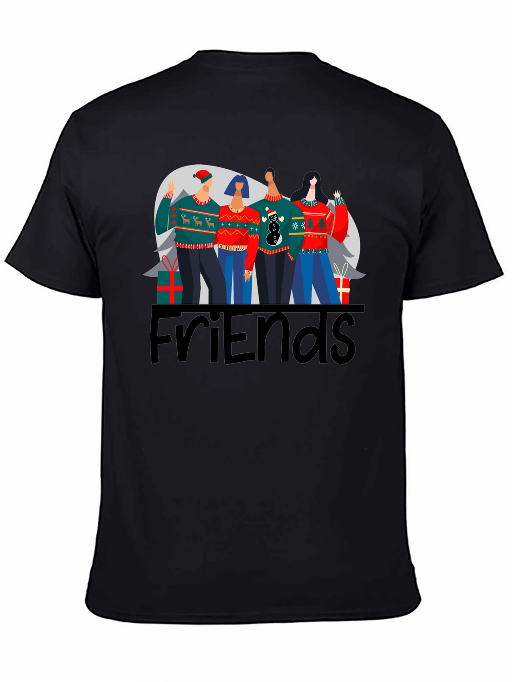 Friends Christmas Sweater T-Shirt