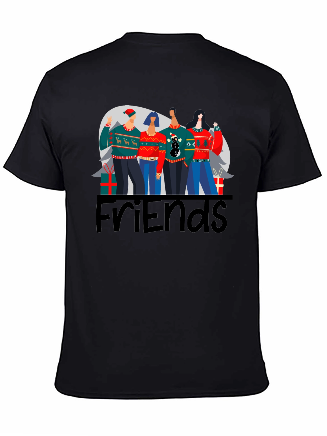 Friends Christmas Sweater T-Shirt