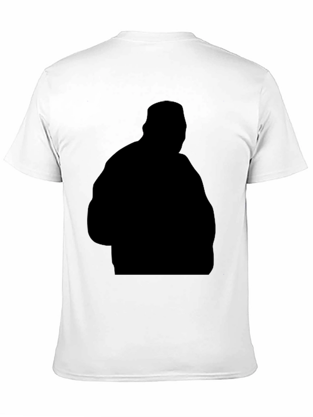 Black Silhouette Graphic Tee - Casual Style