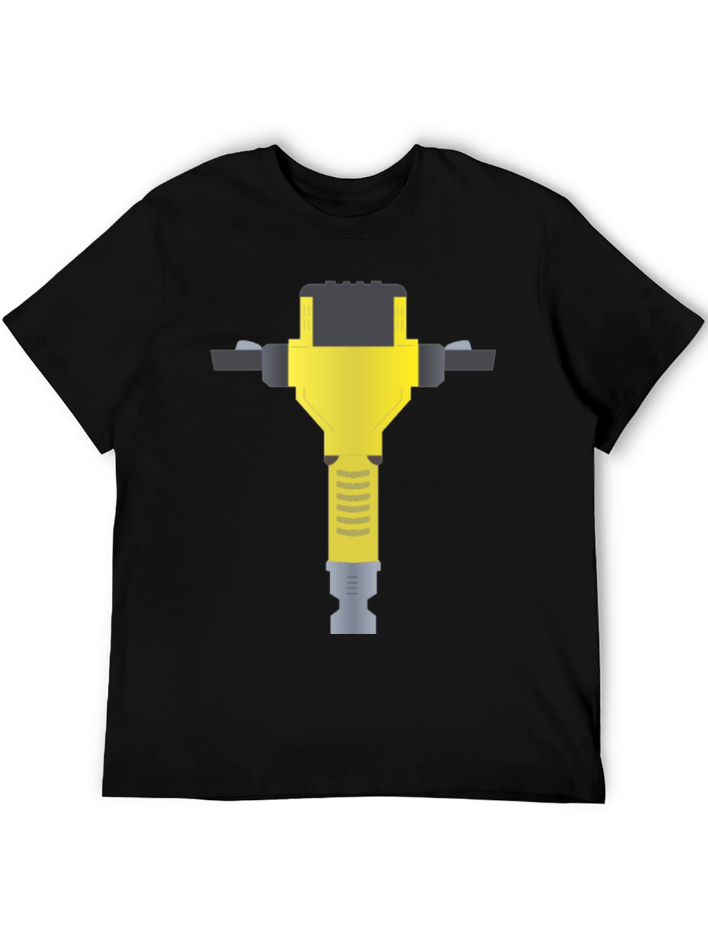Jackhammer Graphic Tee - Bold Construction Style