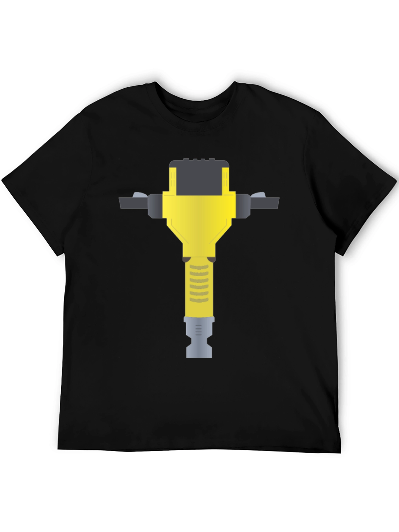Jackhammer Graphic Tee - Bold Construction Style