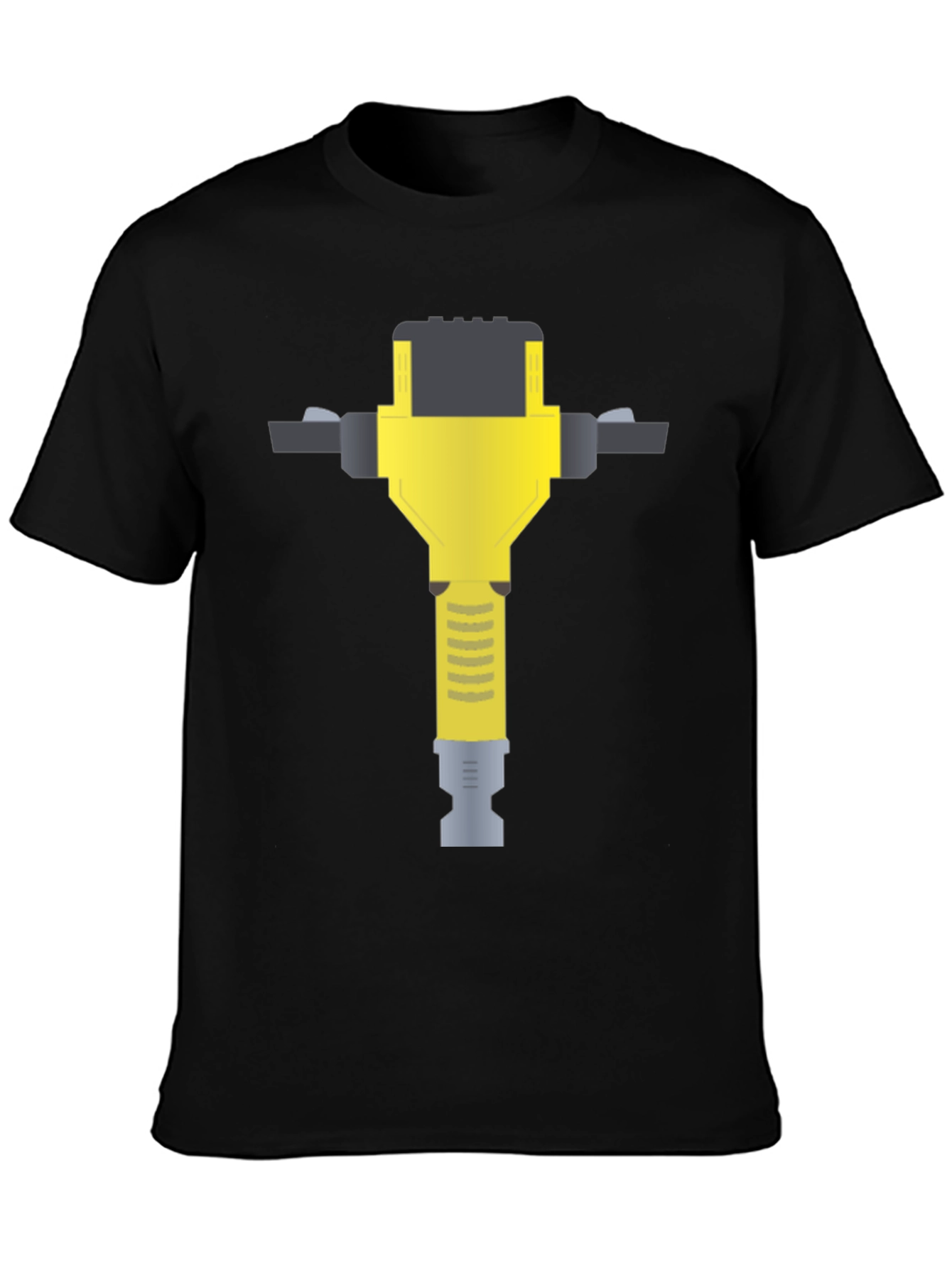 Jackhammer Graphic Tee - Bold Construction Style
