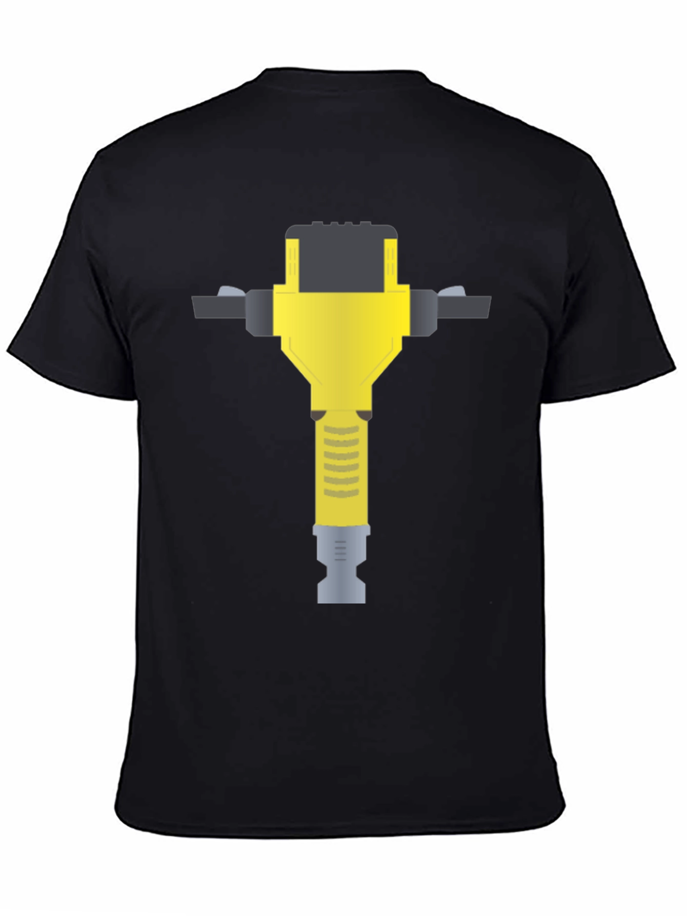 Jackhammer Graphic Tee - Bold Construction Style