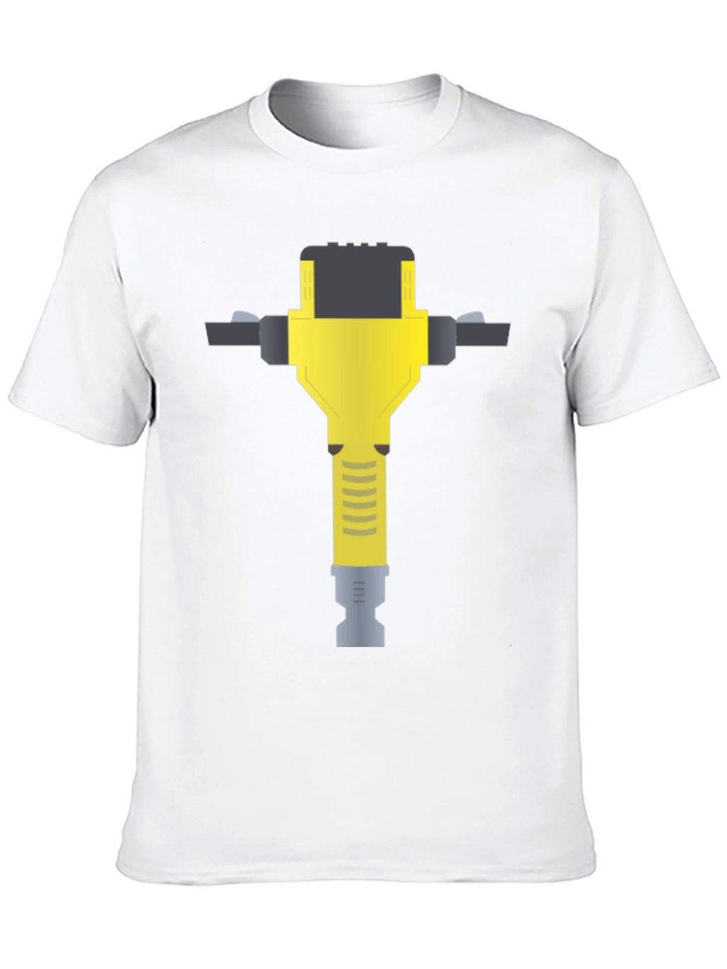 Jackhammer Graphic Tee - Bold Construction Style