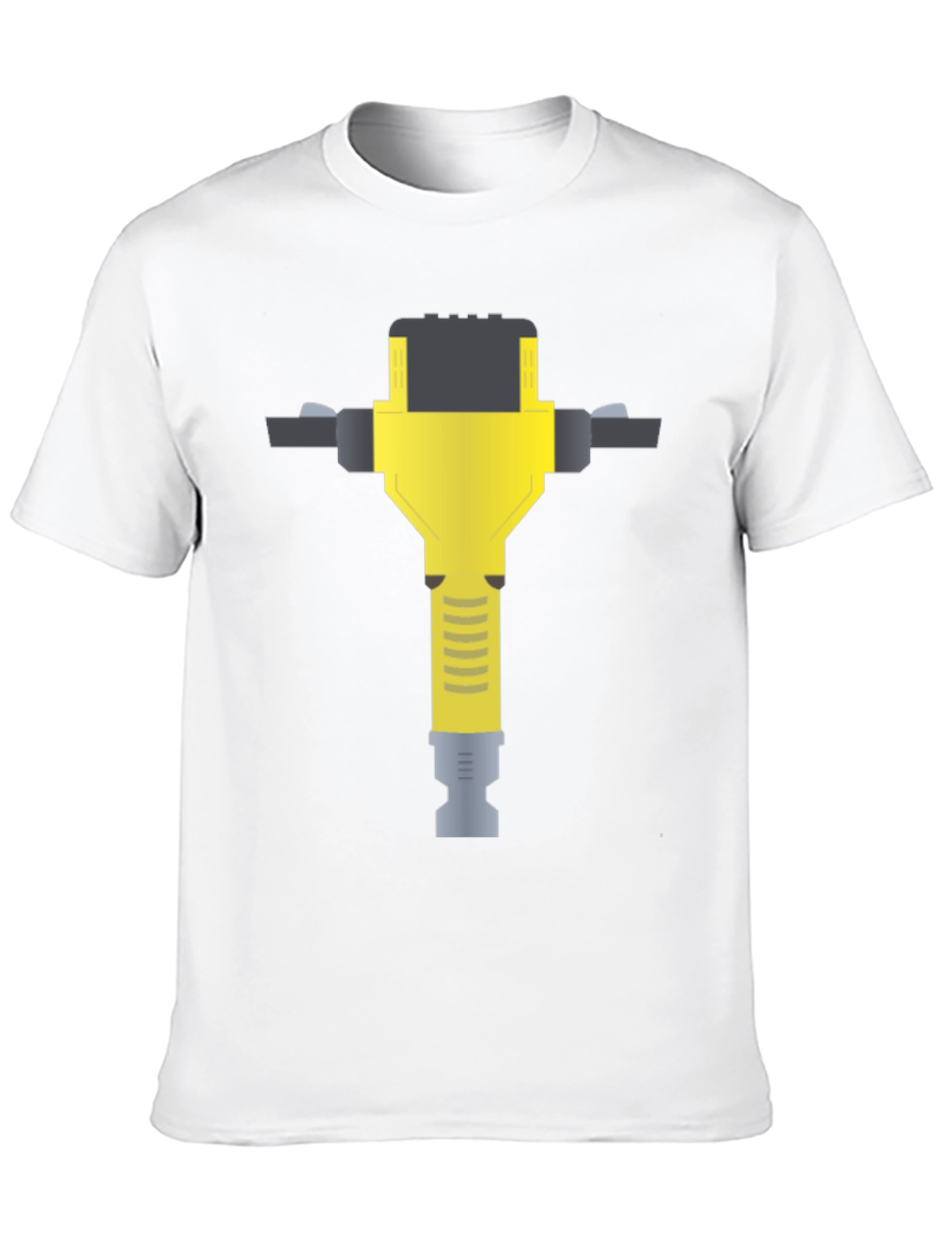 Jackhammer Graphic Tee - Bold Construction Style