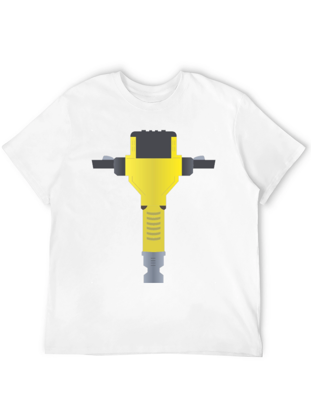 Jackhammer Graphic Tee - Bold Construction Style