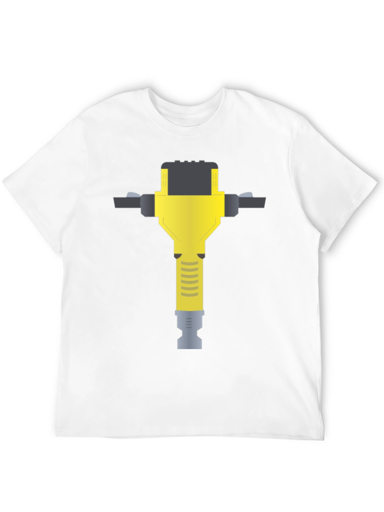Jackhammer Graphic Tee - Bold Construction Style