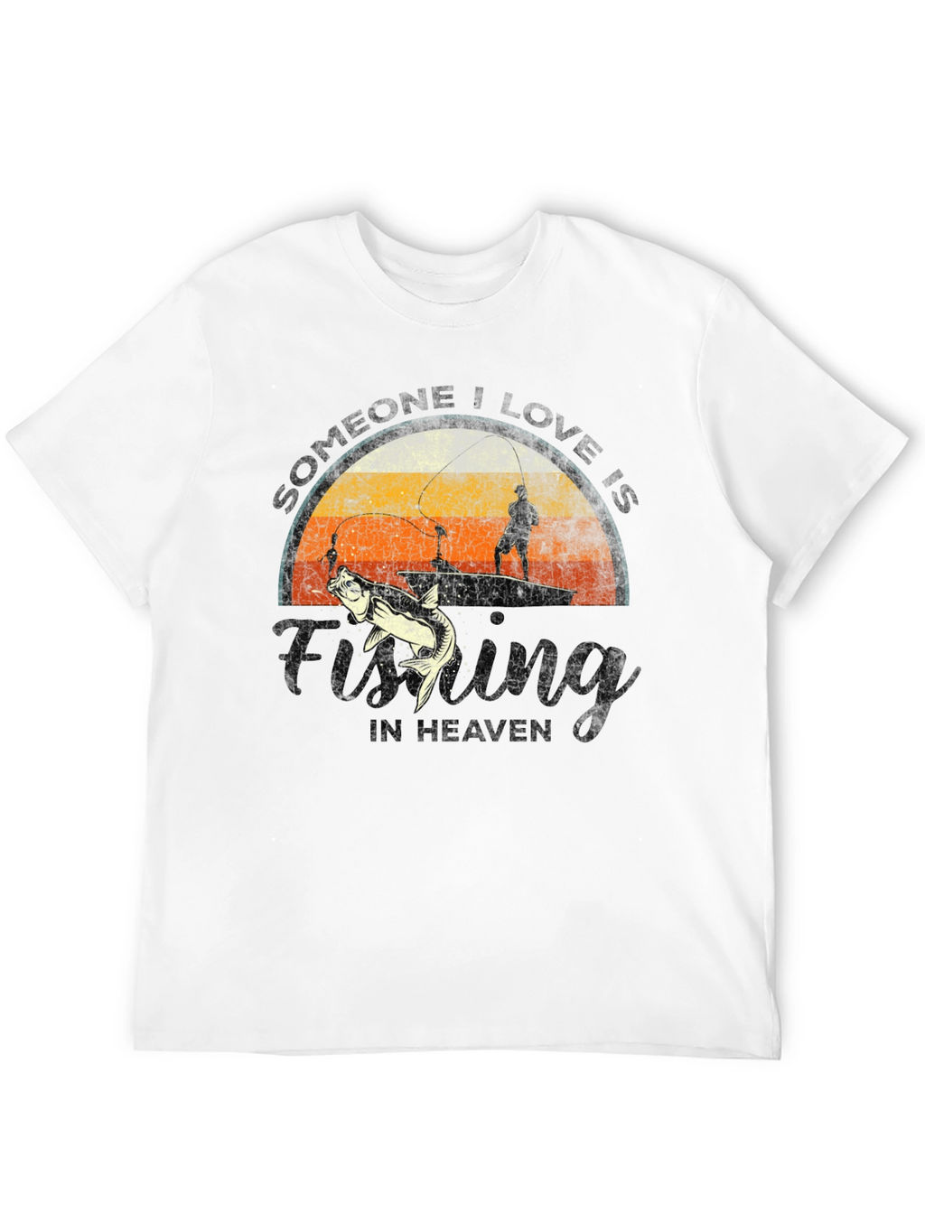 Fishing in Heaven Graphic T-Shirt