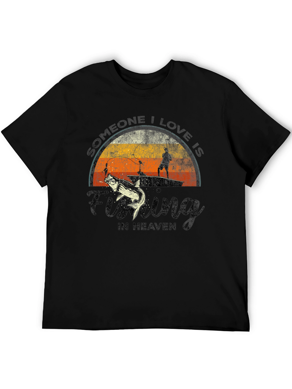 Fishing in Heaven Graphic T-Shirt