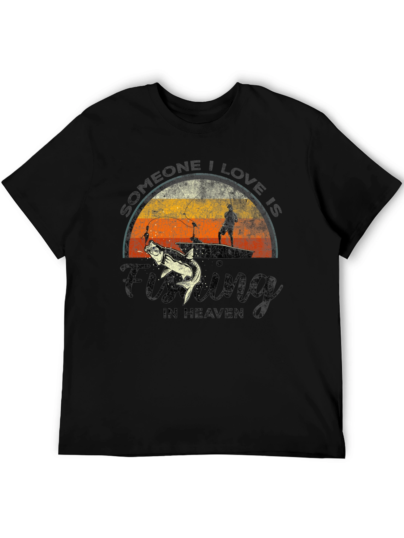 Fishing in Heaven Graphic T-Shirt