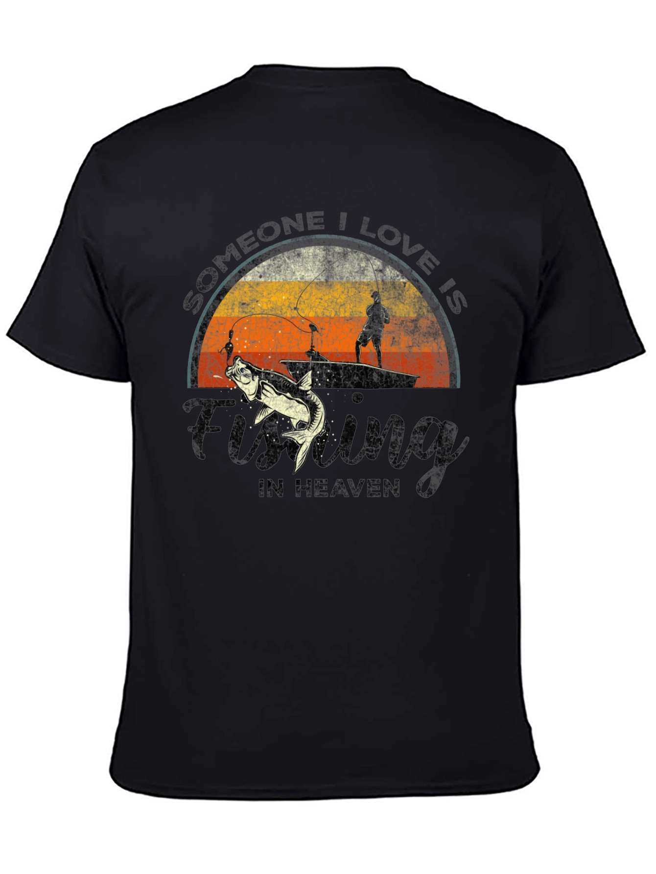Fishing in Heaven Graphic T-Shirt