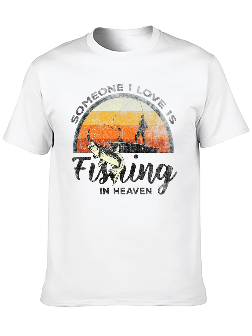 Fishing in Heaven Graphic T-Shirt