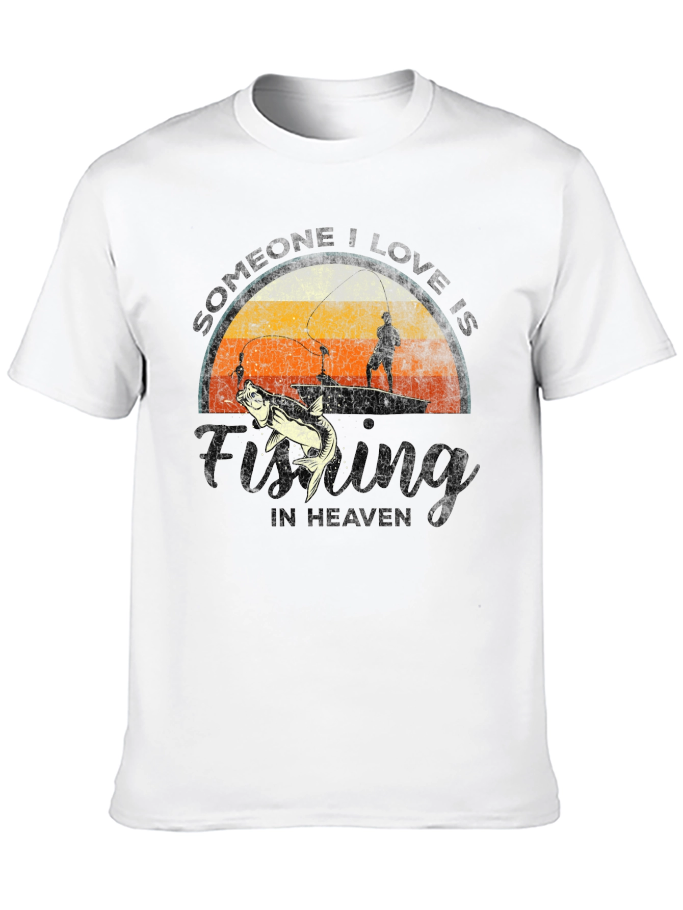 Fishing in Heaven Graphic T-Shirt
