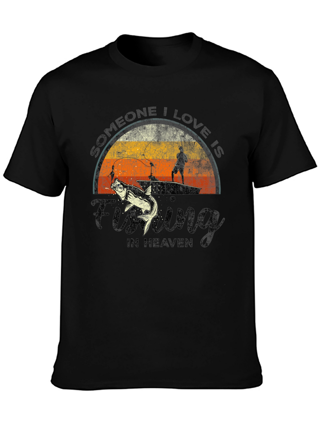 Fishing in Heaven Graphic T-Shirt