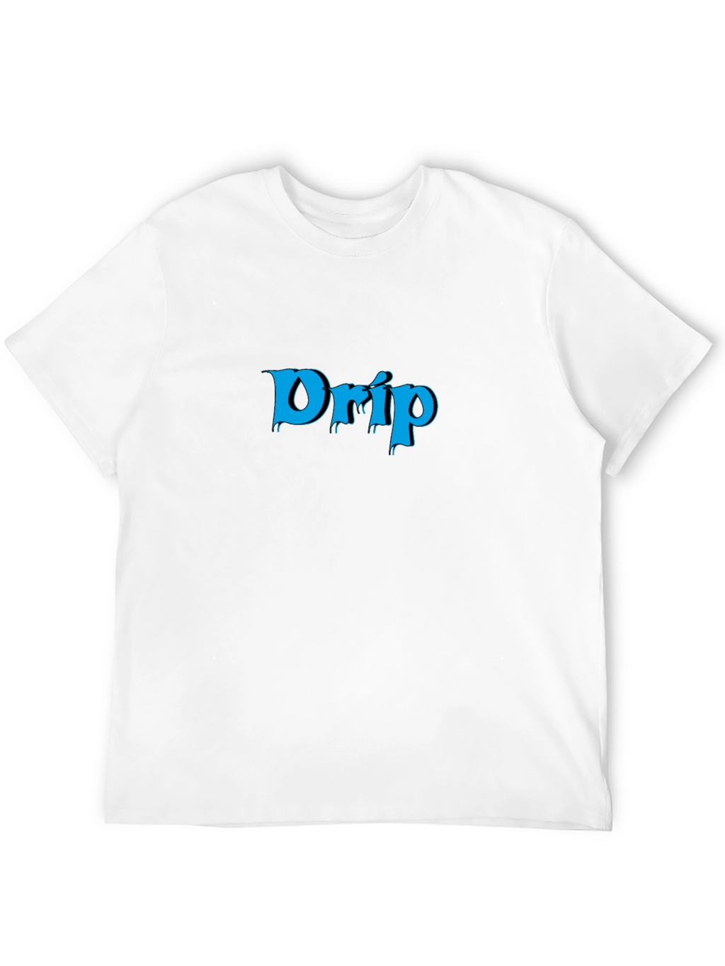 Drip Graphic Tee - Black Cotton Blend