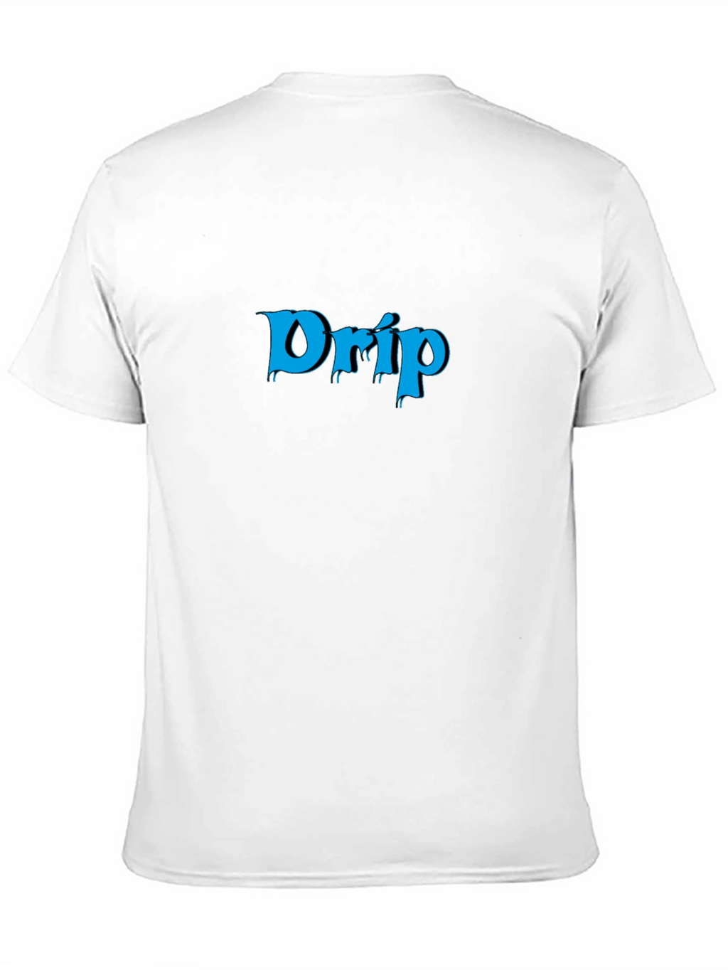 Drip Graphic Tee - Black Cotton Blend