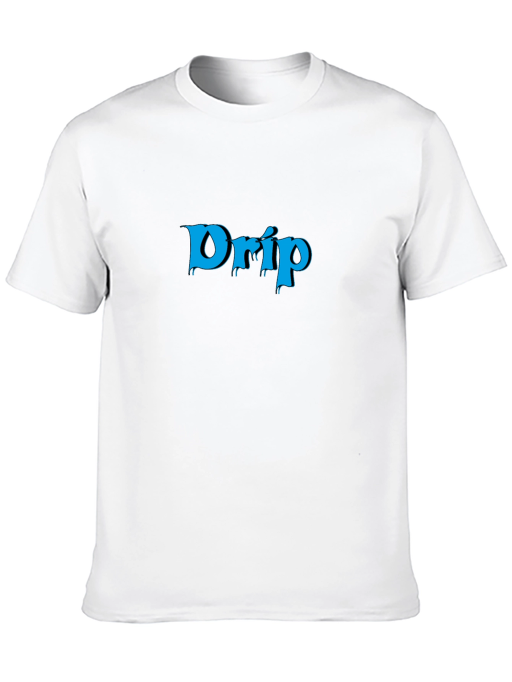 Drip Graphic Tee - Black Cotton Blend