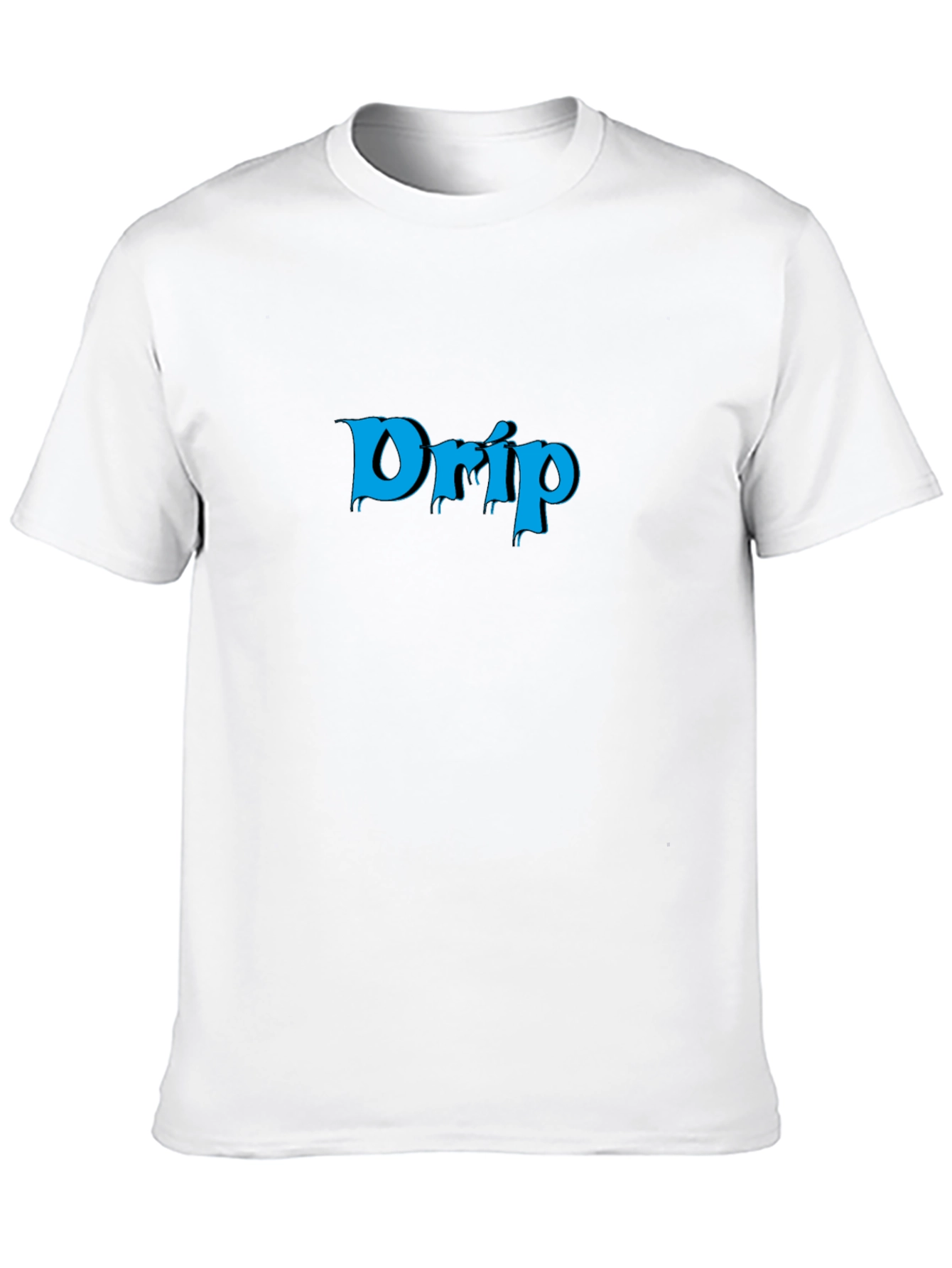 Drip Graphic Tee - Black Cotton Blend