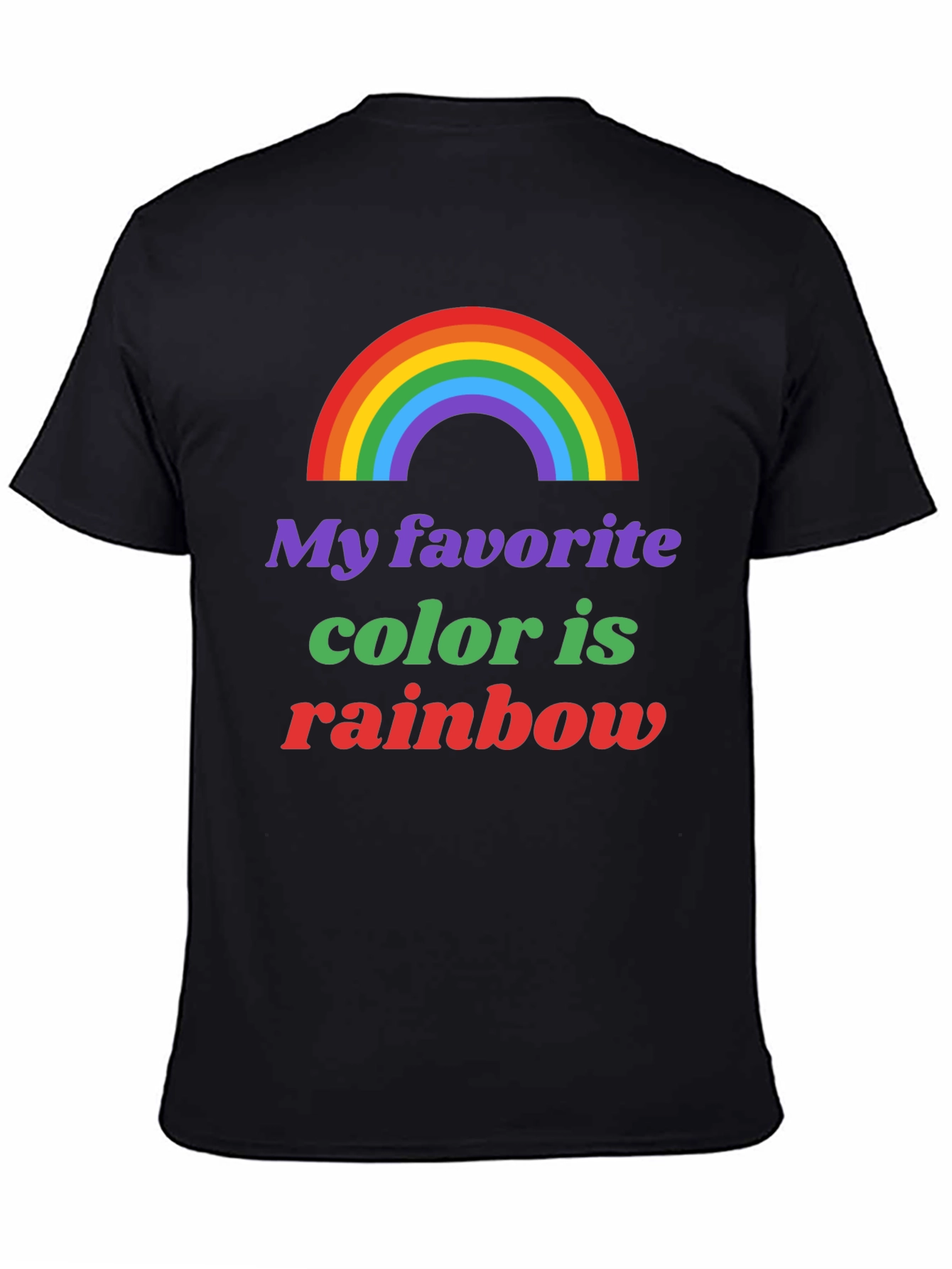 Rainbow Pride T-Shirt - My Favorite Color is Rainbow