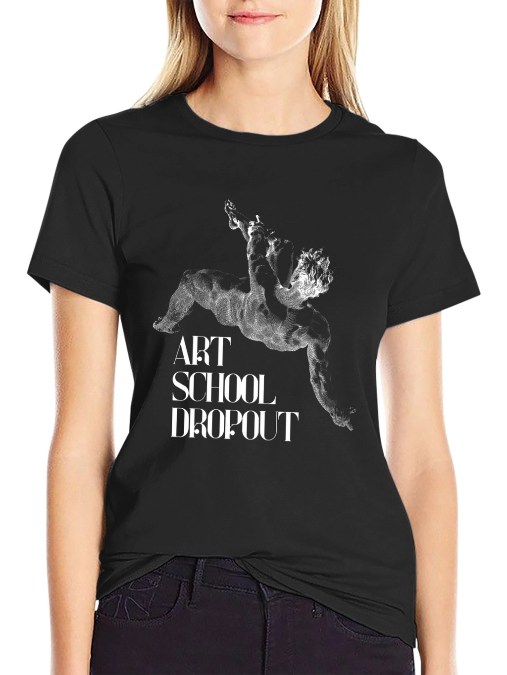 Art School Dropout Black Graphic Tee