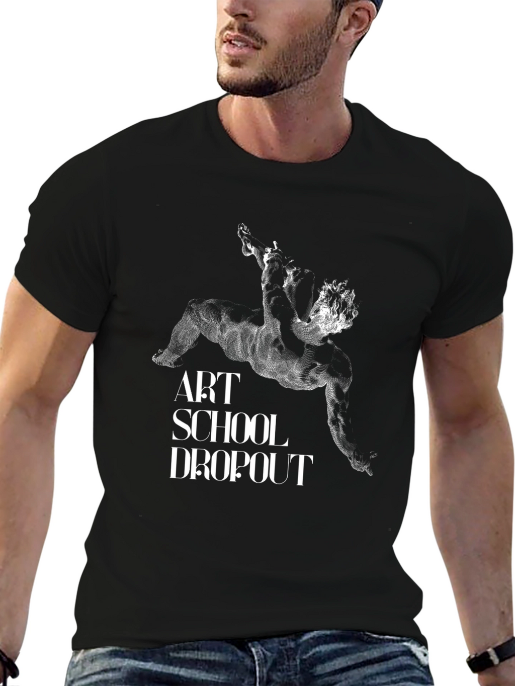 Art School Dropout Black Graphic Tee
