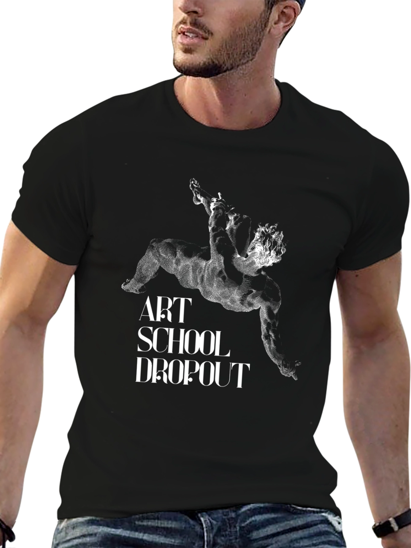 Art School Dropout Black Graphic Tee