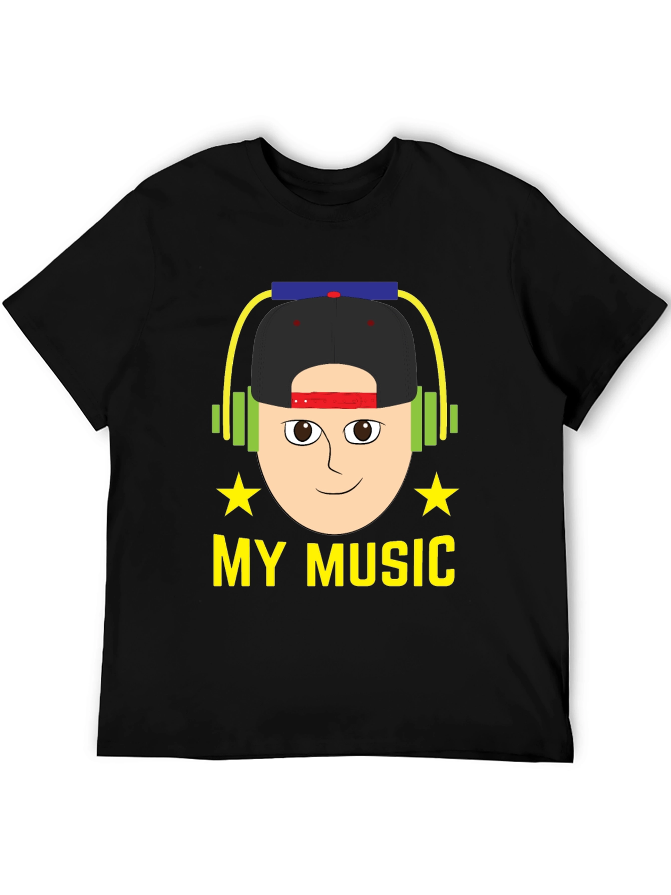 My Music Graphic Tee - Cool Cartoon Design