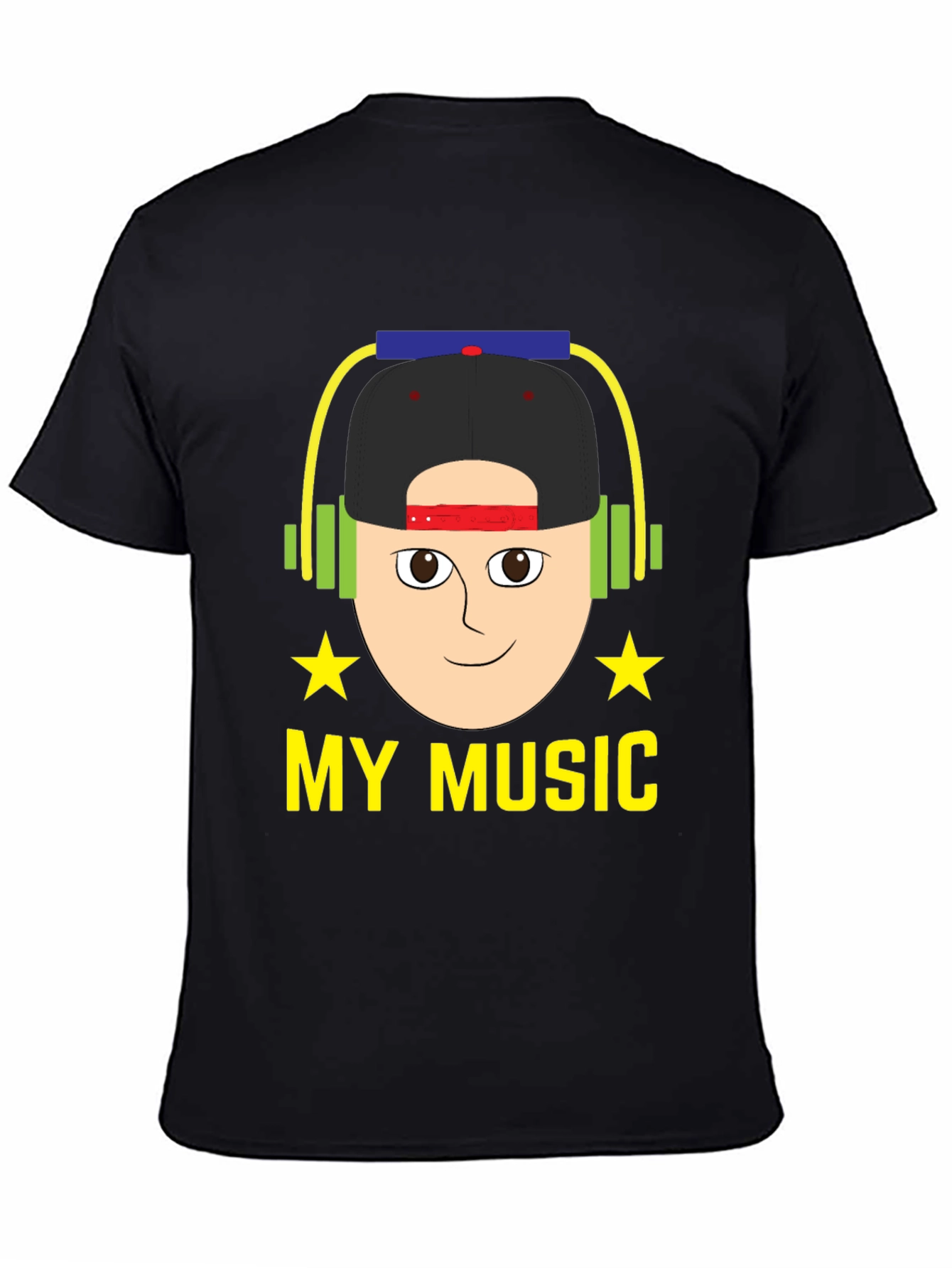 My Music Graphic Tee - Cool Cartoon Design