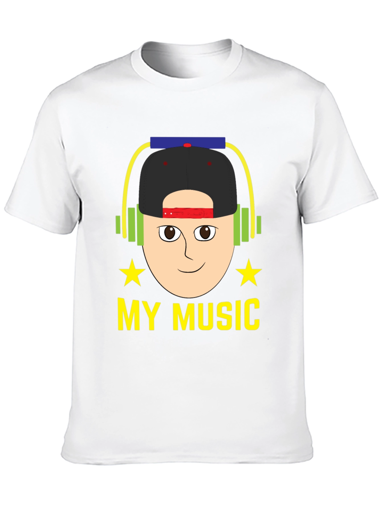 My Music Graphic Tee - Cool Cartoon Design