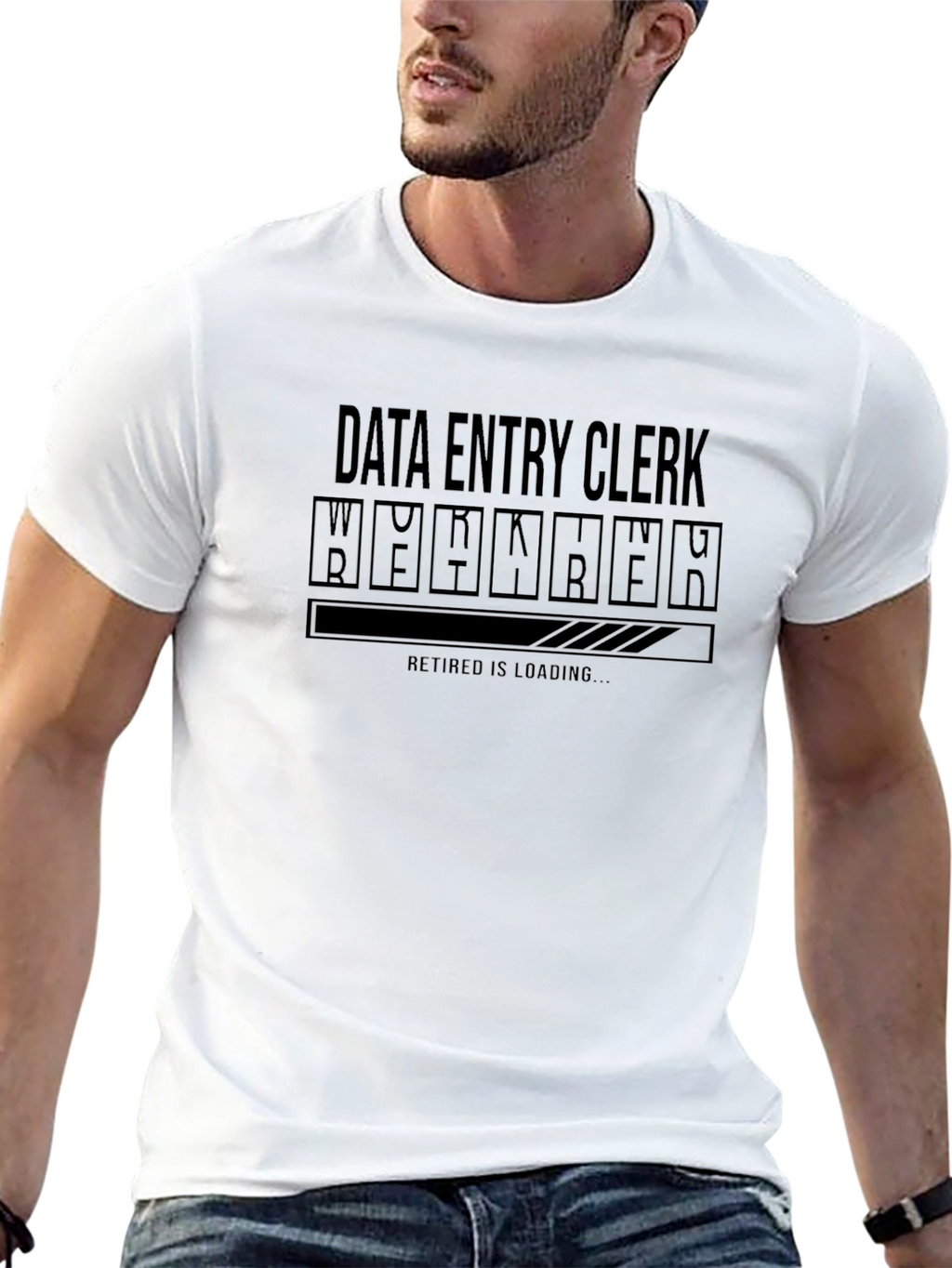Data Entry Clerk Retirement Loading T-Shirt