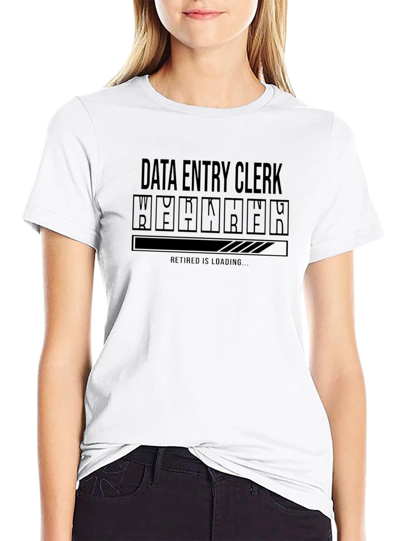 Data Entry Clerk Retirement Loading T-Shirt