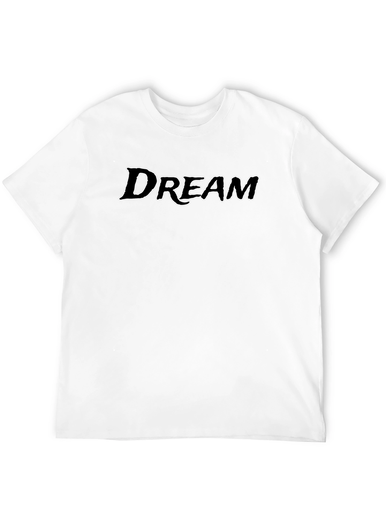 Black DREAM Graphic Tee - Soft Cotton Blend
