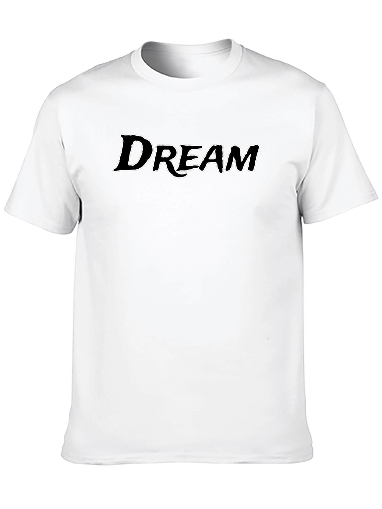Black DREAM Graphic Tee - Soft Cotton Blend