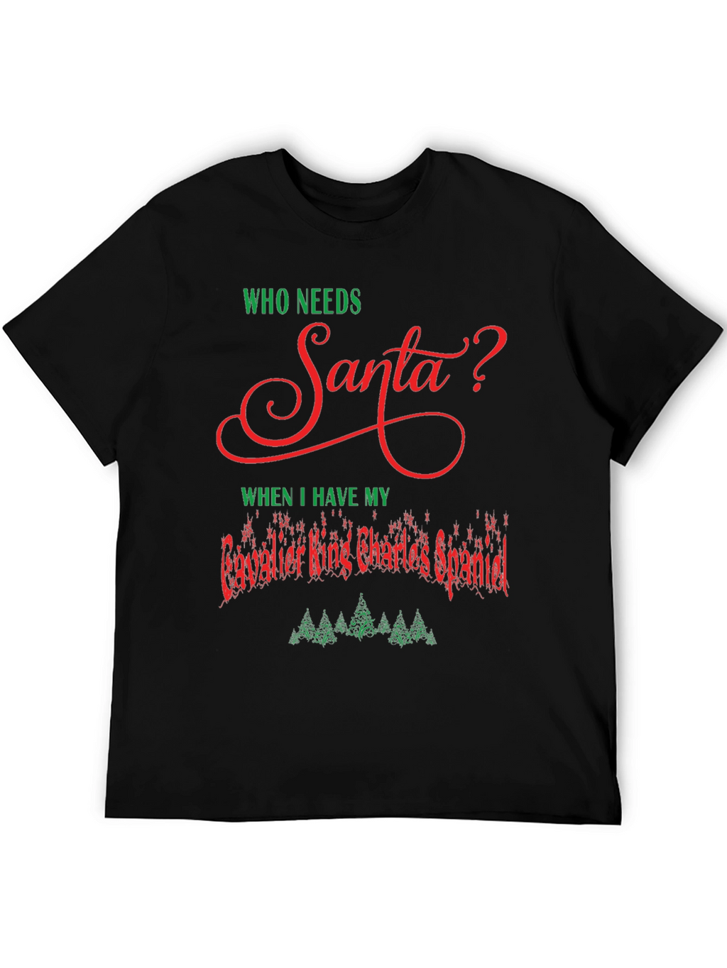 Cavalier King Charles Spaniel Santa T-Shirt