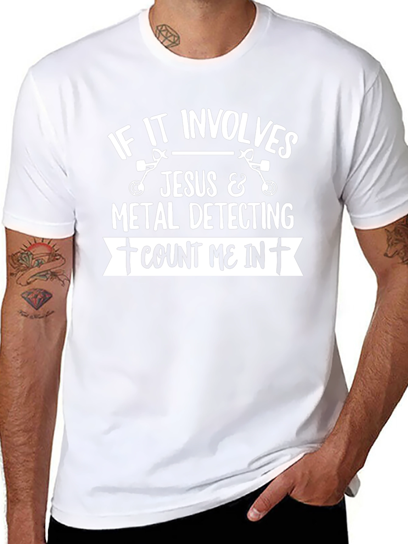 Jesus & Metal Detecting T-Shirt - Count Me In