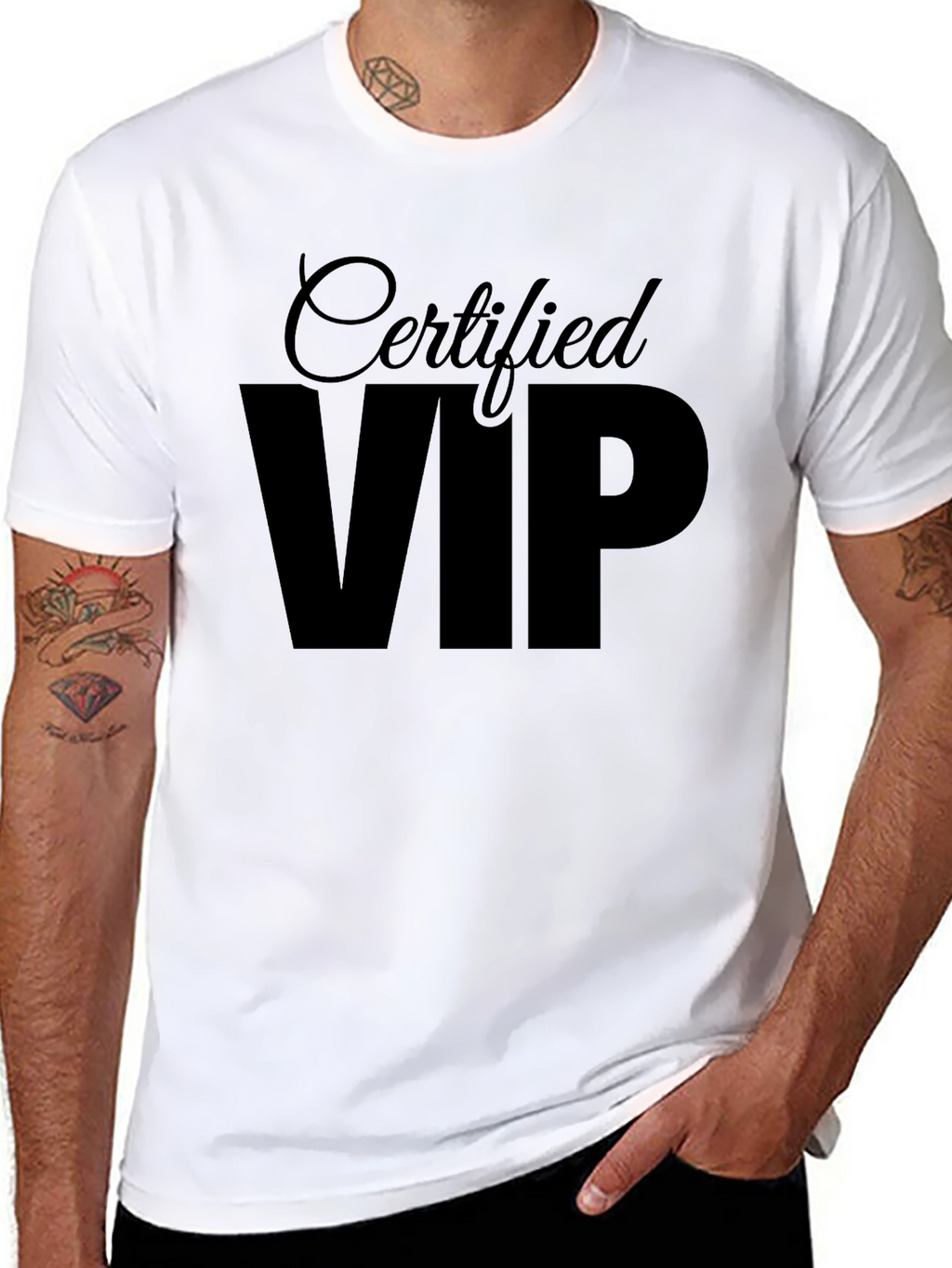 Certified VIP Black Graphic Tee