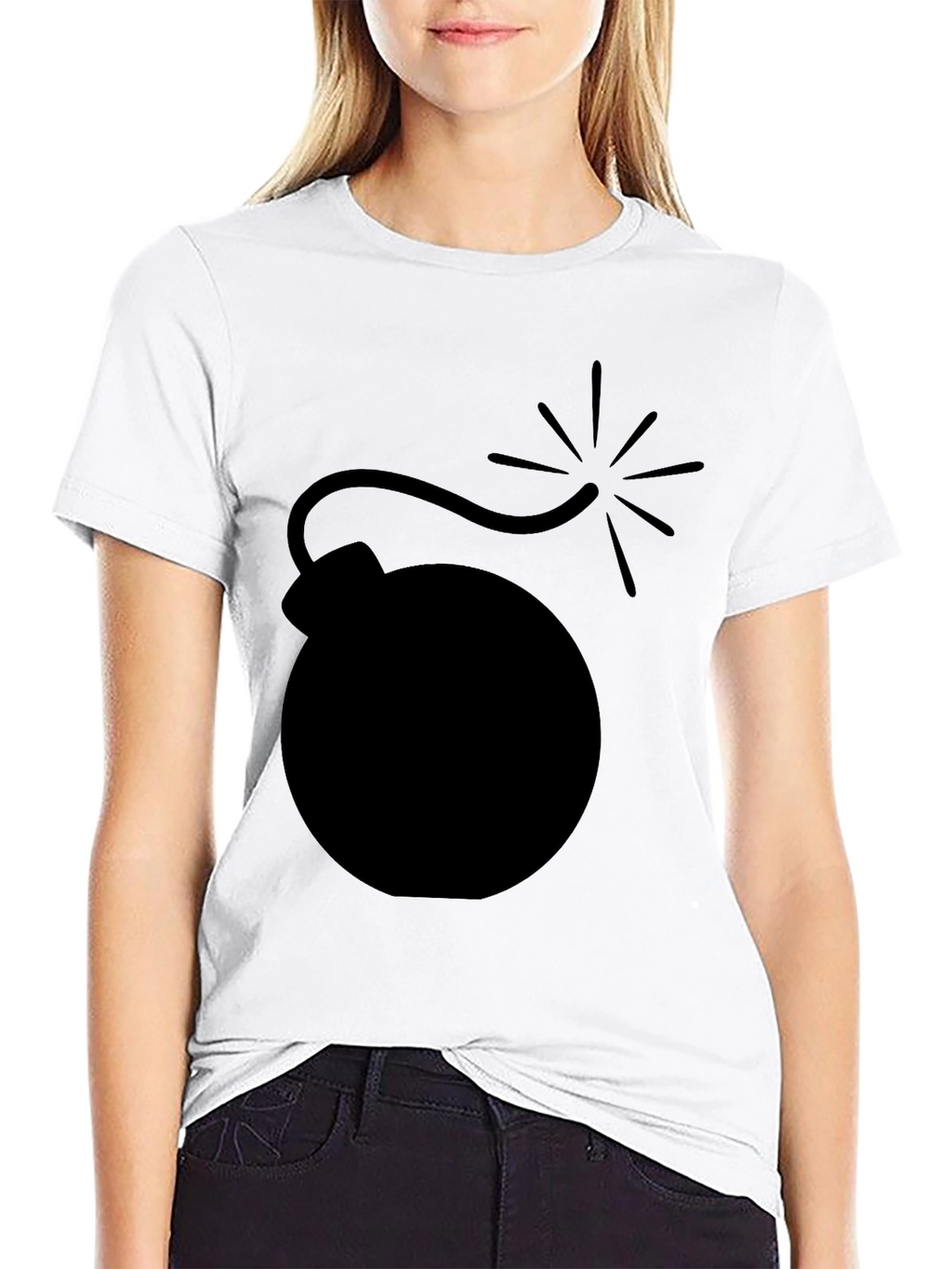 Bomb Graphic Black T-Shirt