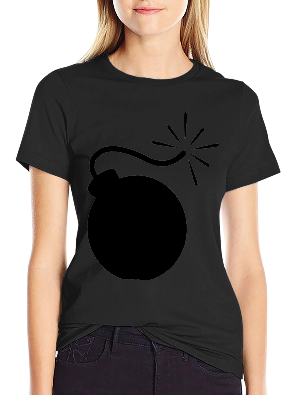 Bomb Graphic Black T-Shirt