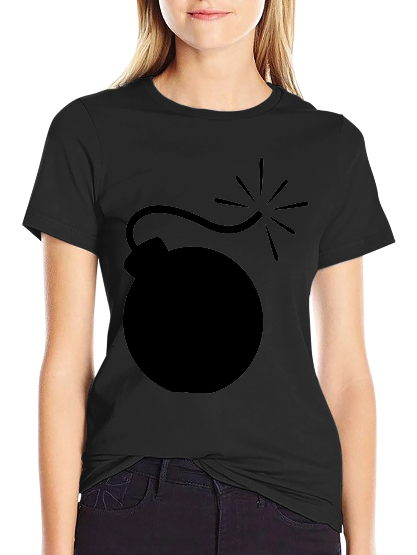 Bomb Graphic Black T-Shirt