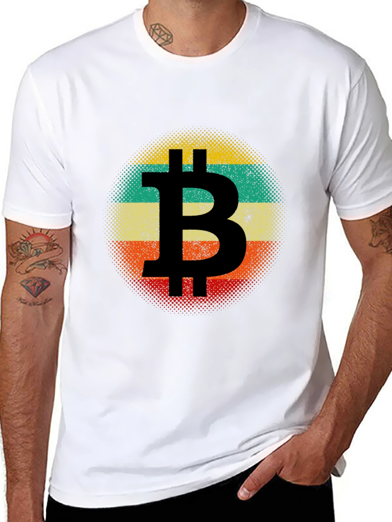 Bitcoin Retro Graphic Tee - Crypto Fan Apparel