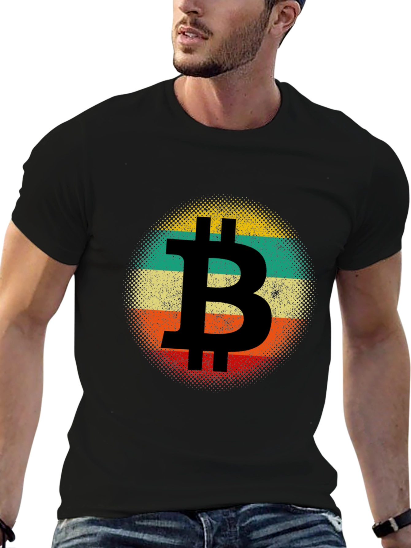 Bitcoin Retro Graphic Tee - Crypto Fan Apparel