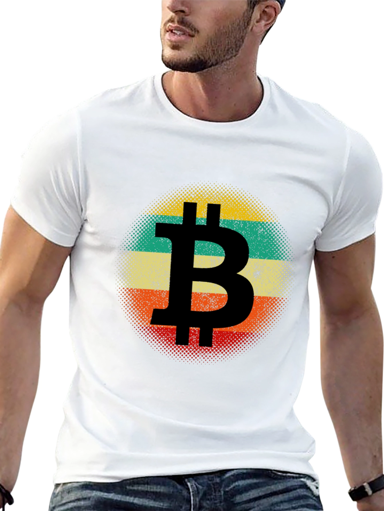 Bitcoin Retro Graphic Tee - Crypto Fan Apparel
