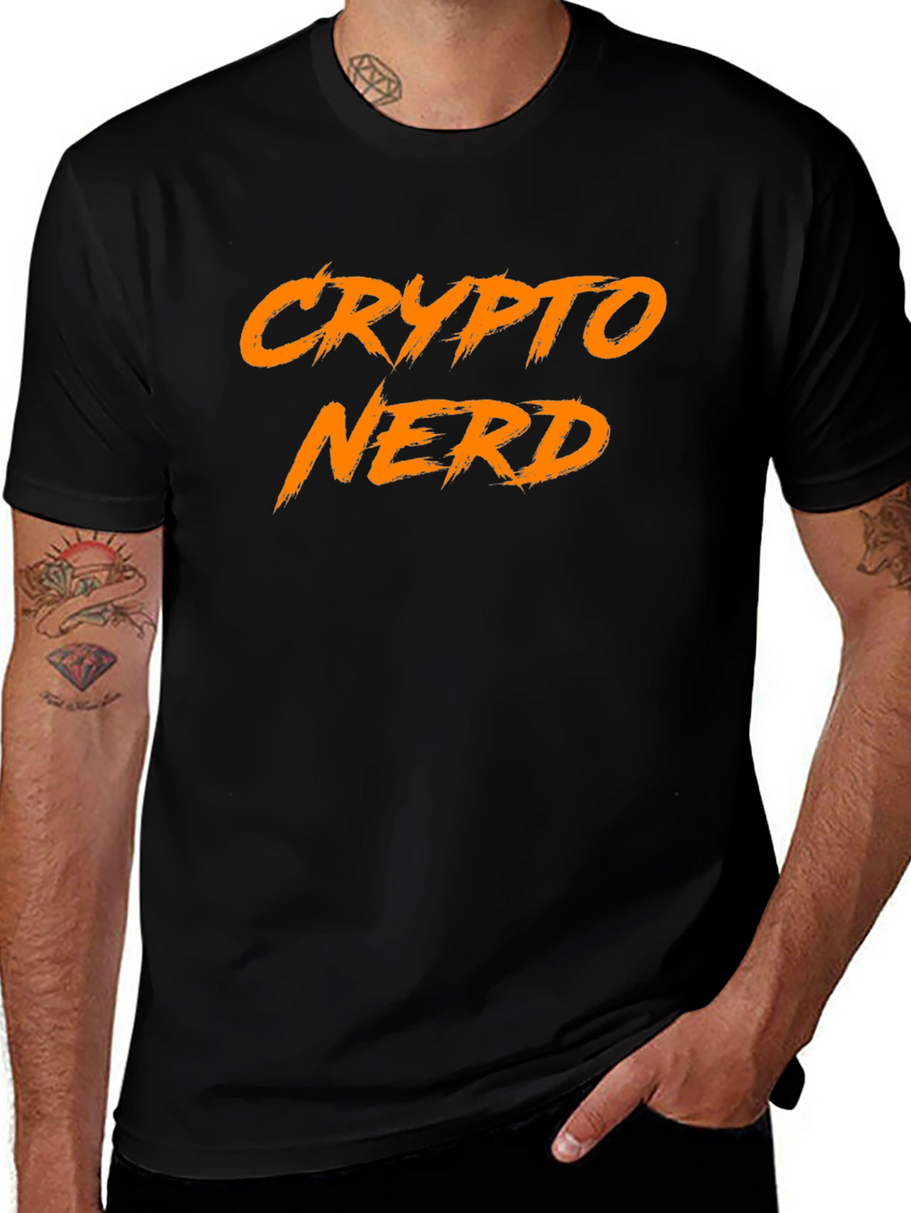 Crypto Nerd T-Shirt - Black Tee